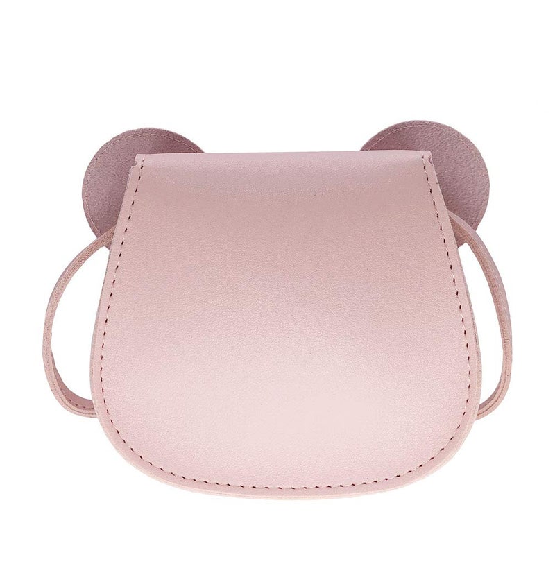 xperry Little Girls Toddlers Mini Crossbody Shoulder Bag Coin Purse with Cute Mouse Ear Bowknot - Image 2